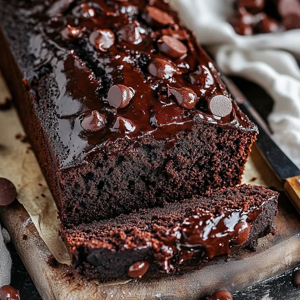 Double Chocolate Zucchini Bread