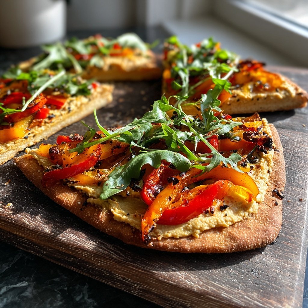 Super Bowl Veggie Flatbreads