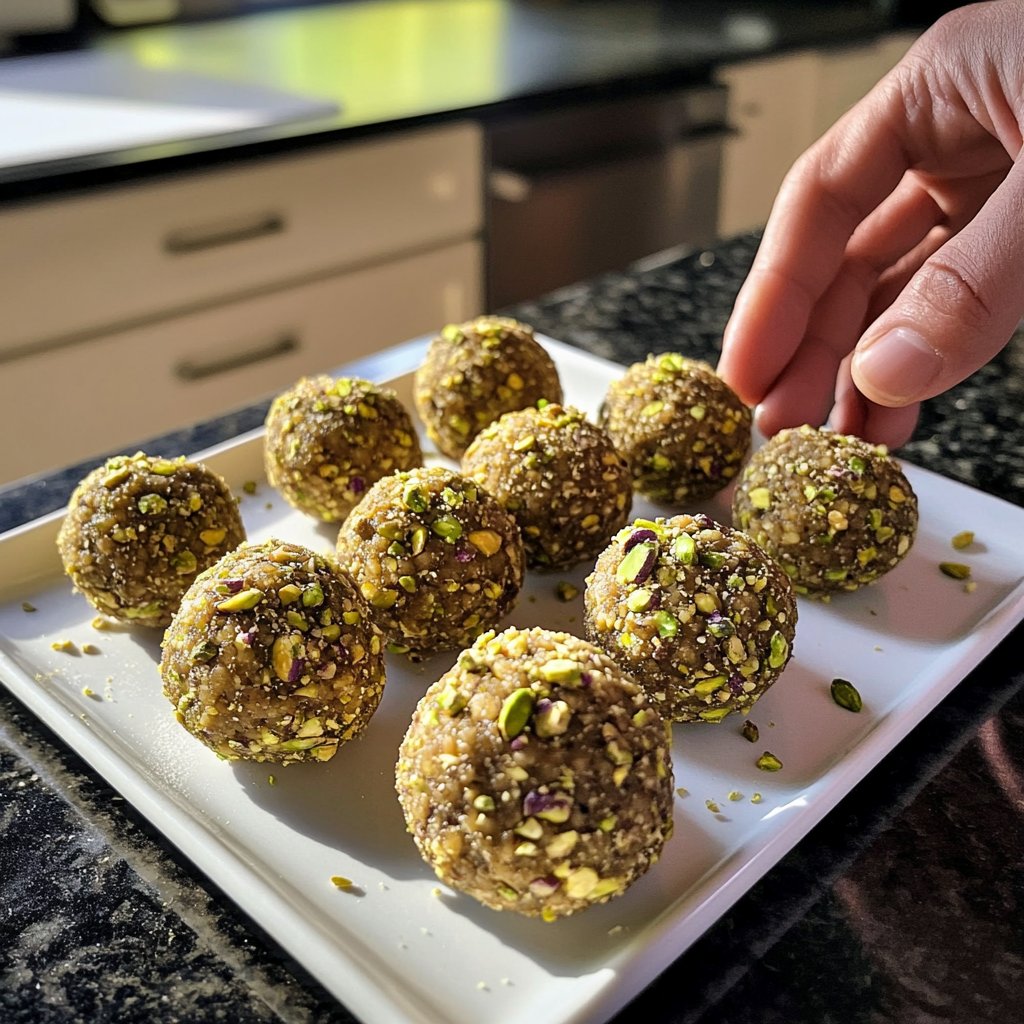 Protein Balls with Pistachios