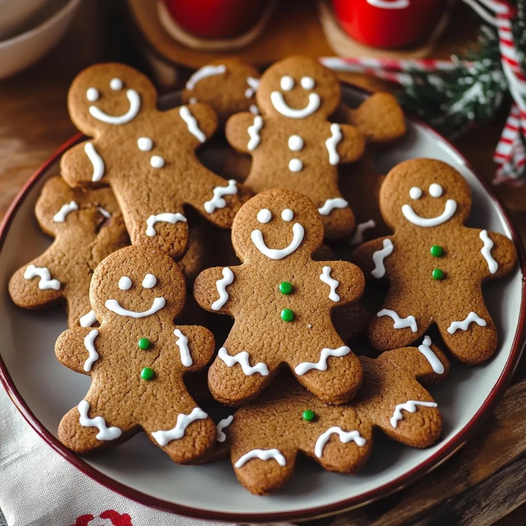 Soft & Chewy Gingerbread Men Cookies