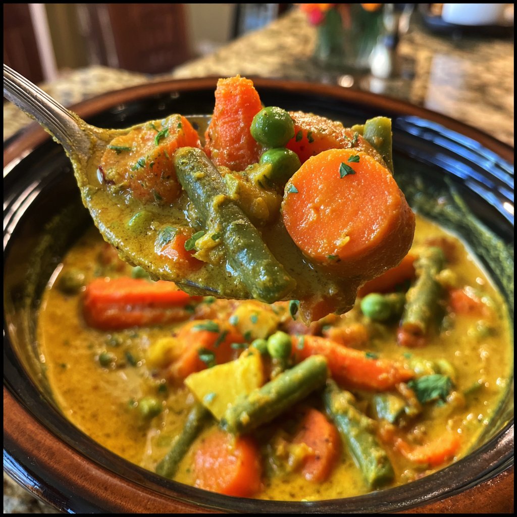 Healthy Crockpot Vegetable Curry