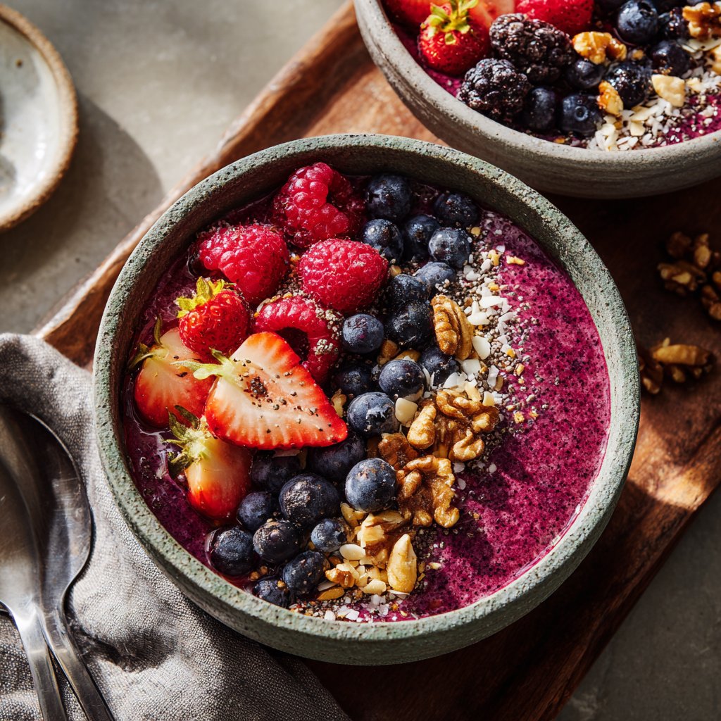 Berry Chia Breakfast Bowls