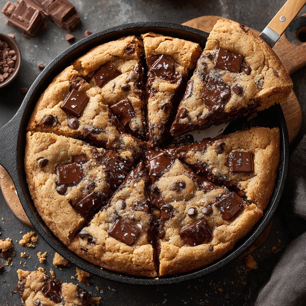 Chocolate Chip Skillet Cookie