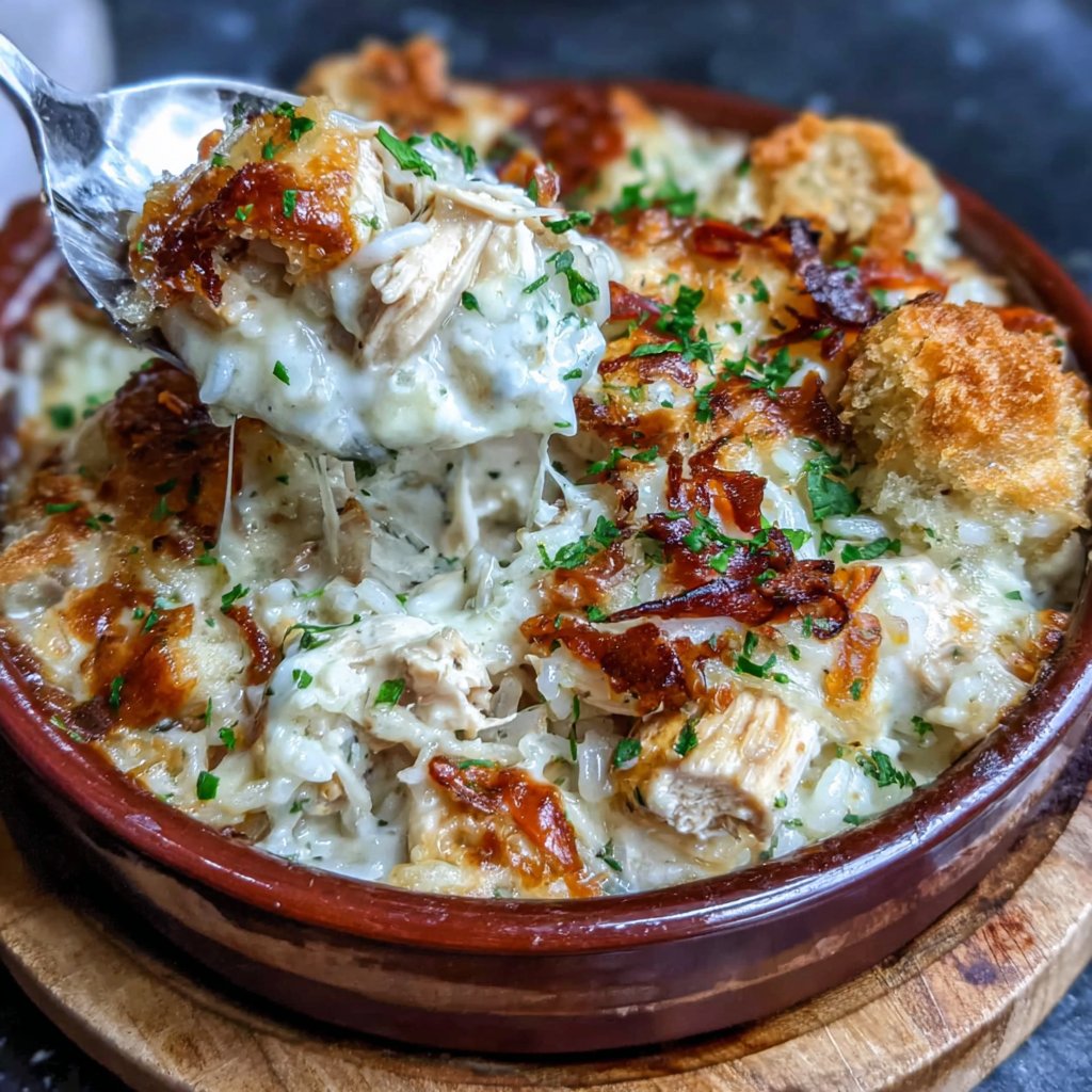 Creamy Chicken And Rice Casserole