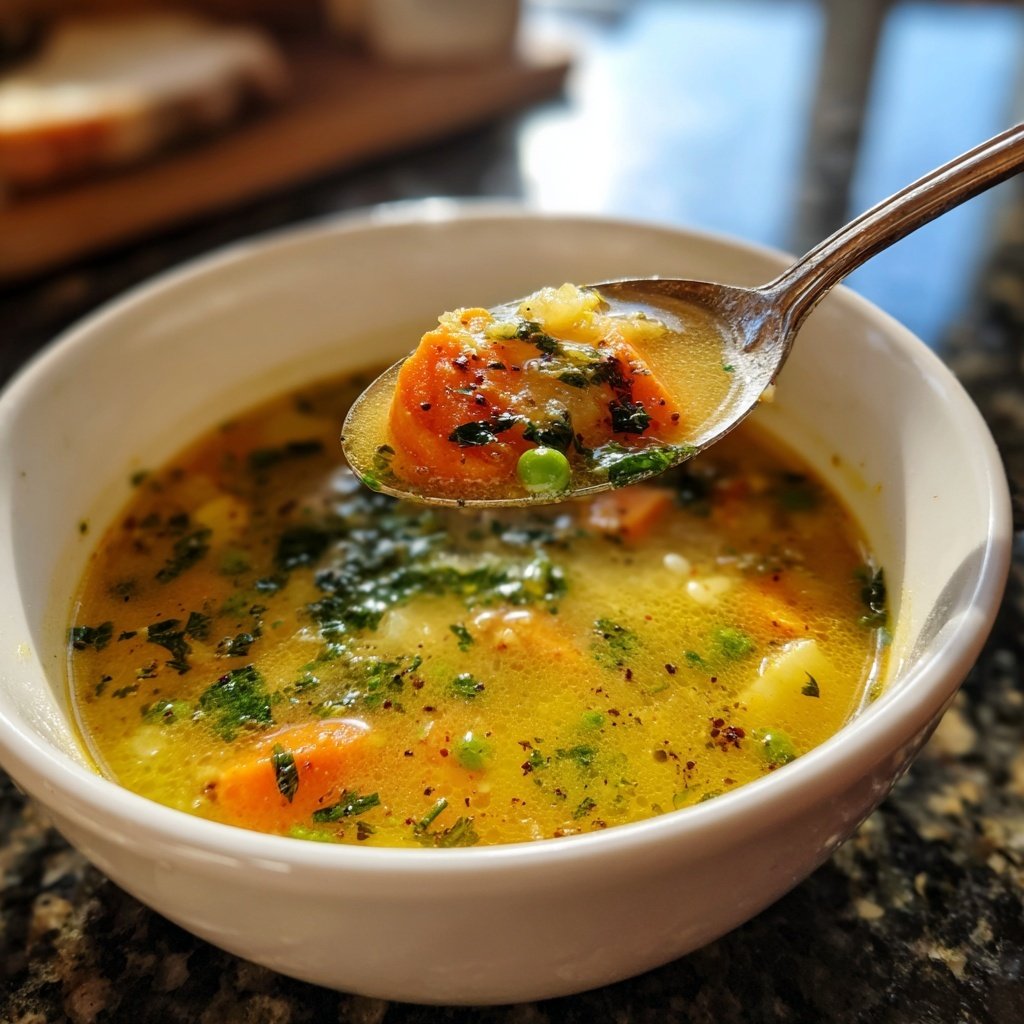 Light Spring Vegetable Soup