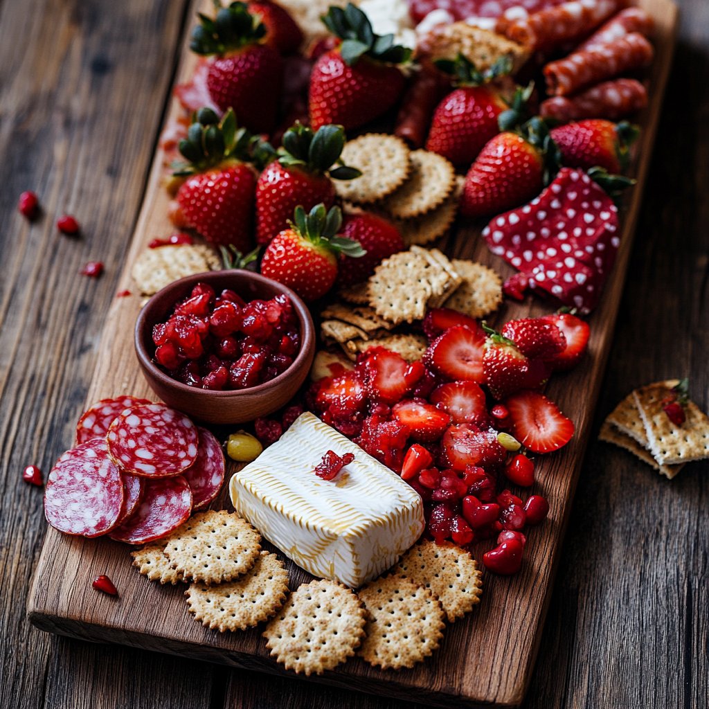Valentines Day Charcuterie Board
