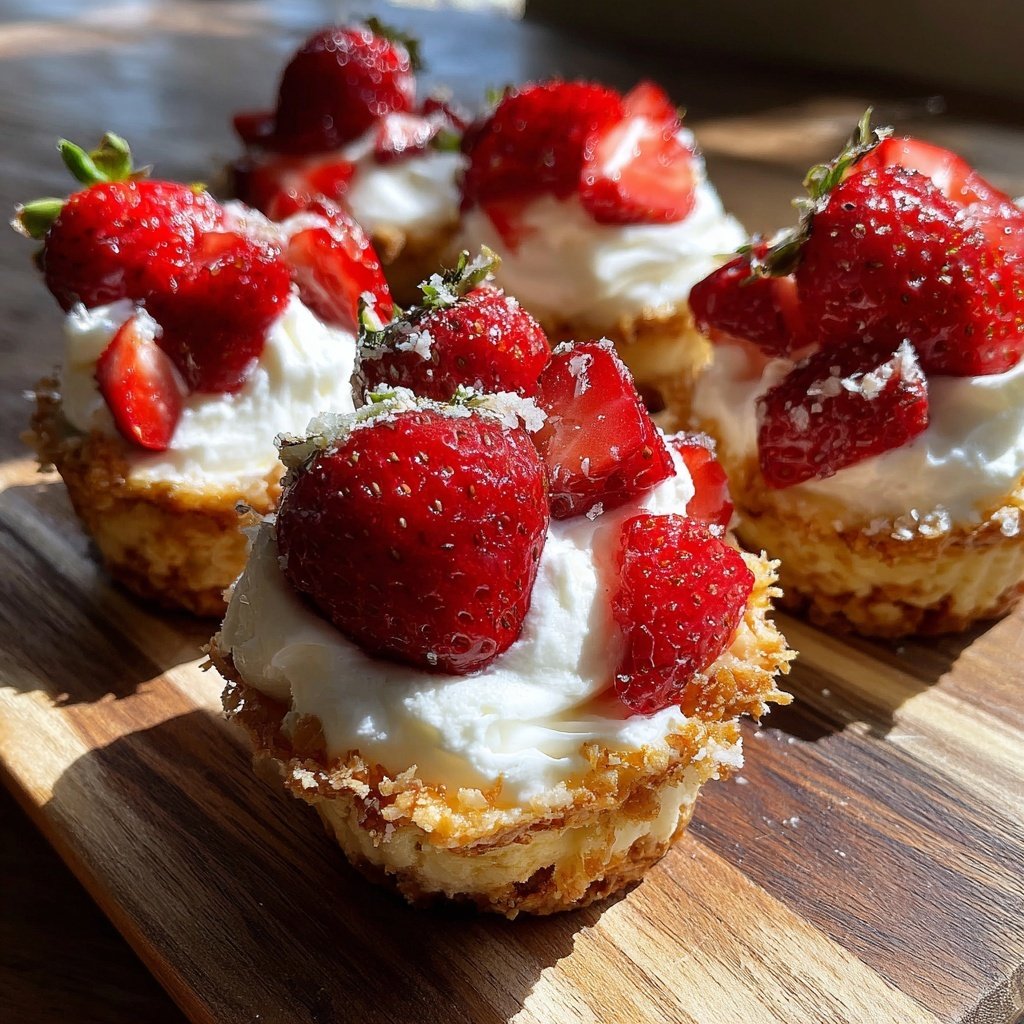 Strawberry Cream Breakfast Cups