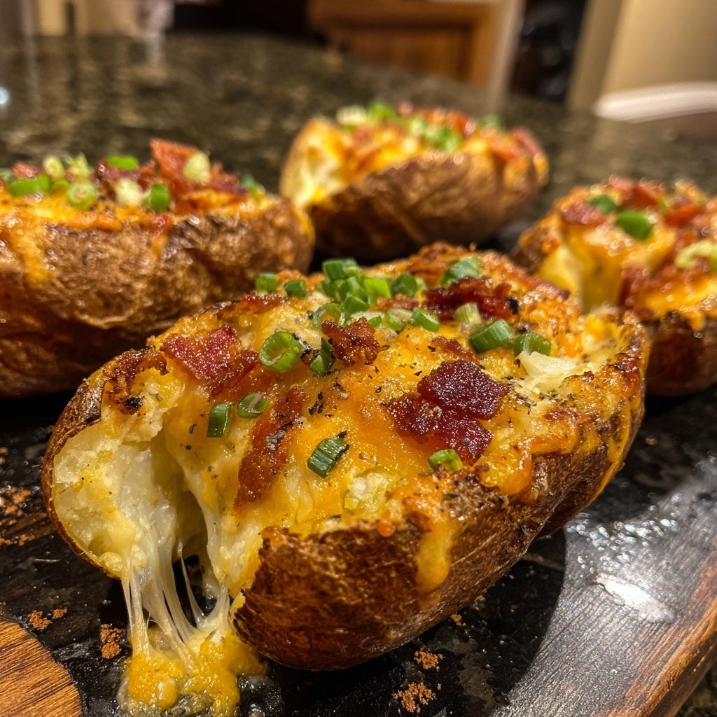 Super Bowl Loaded Potato Skins