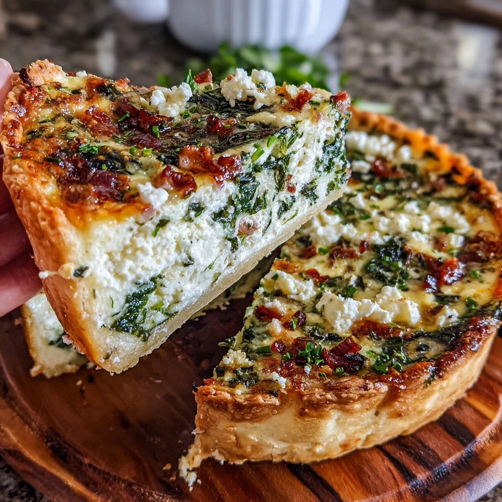 Spring Brunch Spinach And Feta Quiche