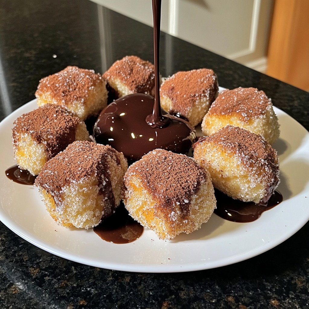 Fluffy Air Fryer Churro Bites