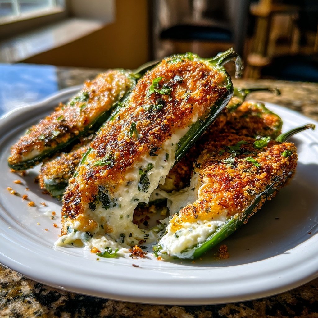 Jalapeno Poppers with Herb Cream Cheese