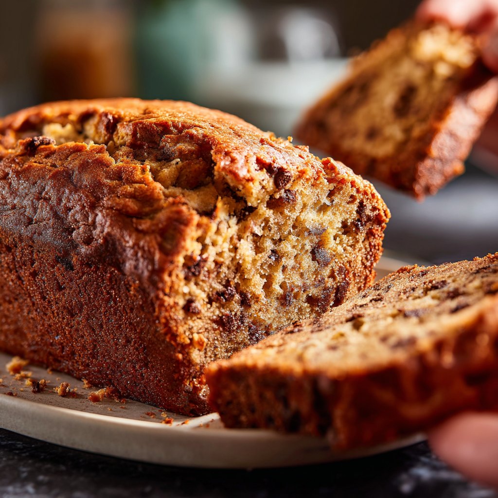 Banana Bread with Mini Chocolate Chips Recipe